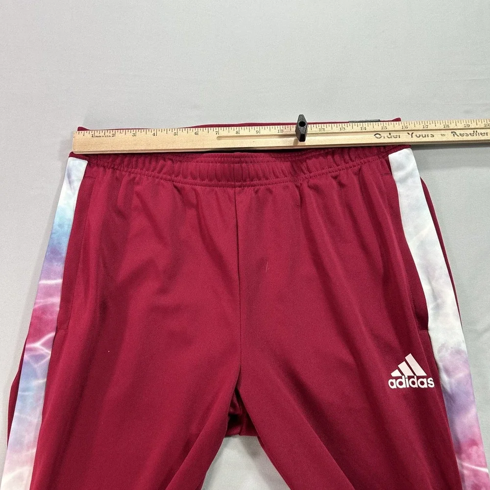 NEW Adidas Tiro Track Pants‎ Mens Large Red Striped Tapered Soccer H60008